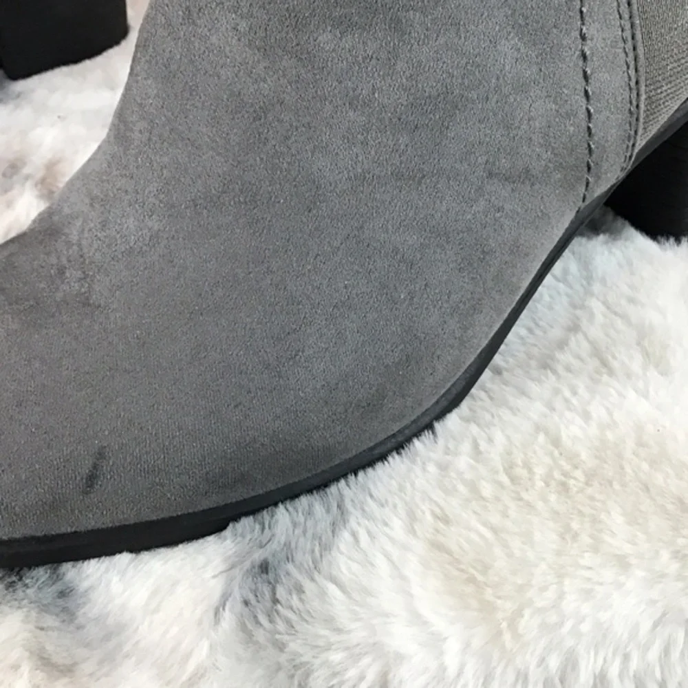 Croft and Barrow Ortholite Gray Comfort Ankle Boots Size‎ 10M NWT